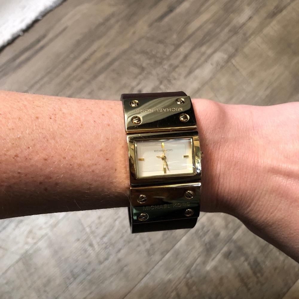 Michael Kors Brown Leather Watch